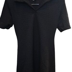 90's Gothic Black Mini Dress